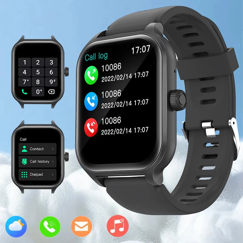 Smart watch, wireless calling/dial, multi-Sportminder, for iPhone/Andriod